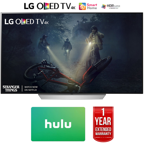 LG 65` C7P OLED 4K HDR Smart TV w/ $100 Hulu + 1 Year Extended Warranty
