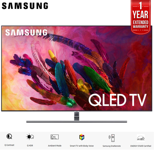 Samsung 75` Q7FN QLED Smart 4K UHD TV 2018 Model with 1 Year Extended Warranty