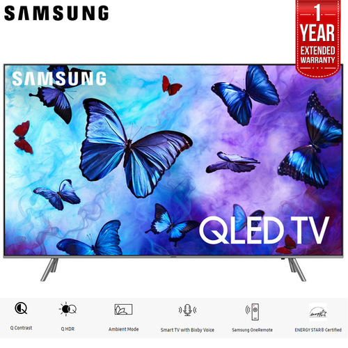 Samsung 75` Q6FN QLED Smart 4K UHD TV 2018 Model with 1 Year Extended Warranty
