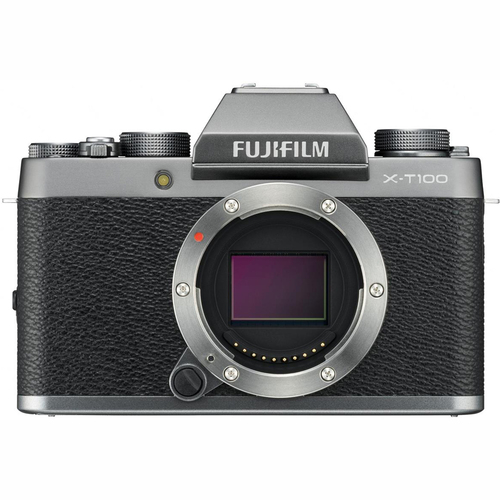 Fujifilm X-T100 Mirrorless Digital Camera - Silver - (X-T100)