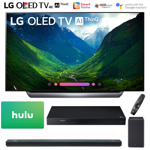 LG OLED65C8PUA 65` C8 OLED 4K HDR Smart TV (2018) LG SK10Y Sound Bar Savings Bundle