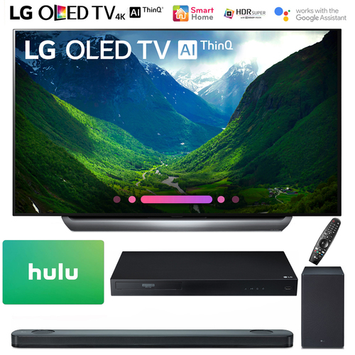 LG OLED65C8PUA 65` C8 OLED 4K HDR Smart TV (2018) LG SK9Y Sound Bar Savings Bundle