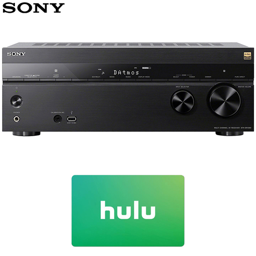Sony 7.2-Ch Dolby Atmos Home Theater AV Receiver w/ Hulu $25 Gift Card