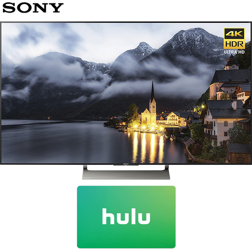 Sony 75-inch 4K HDR Ultra HD Smart LED TV 2017 + Hulu $100 Gift Card