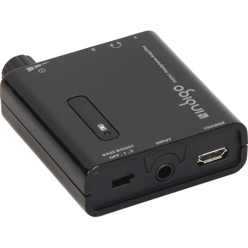 Indigo Portable Headphone Amplifier w/ Bass Boost EQ - Black - PHPA1 - Open Box