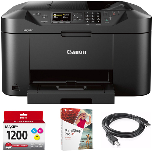 Canon MAXIFY MB2120 Wireless Color Printer + 3 Ink Value Pack Bundle