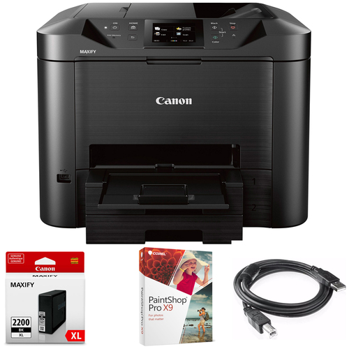 Canon MAXIFY MB5420 Wireless Color Printer + Black Pigment Ink Tank Bundle