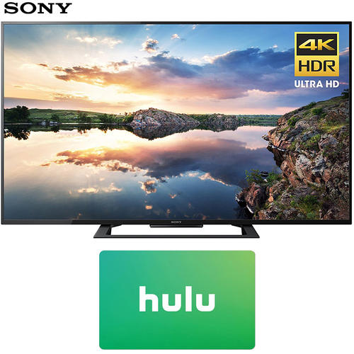 Sony 60-Inch 4K Ultra HD Smart LED TV 2017 Model + Hulu $25 Gift Card