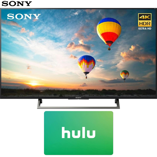 Sony 43-inch 4K HDR Ultra HD Smart LED TV 2017 Model + Hulu $25 Gift Card