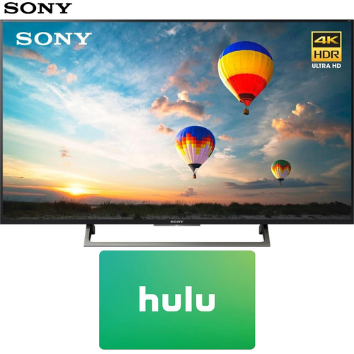 Sony 55-inch 4K HDR Ultra HD Smart LED TV 2017 Model + Hulu $25 Gift Card