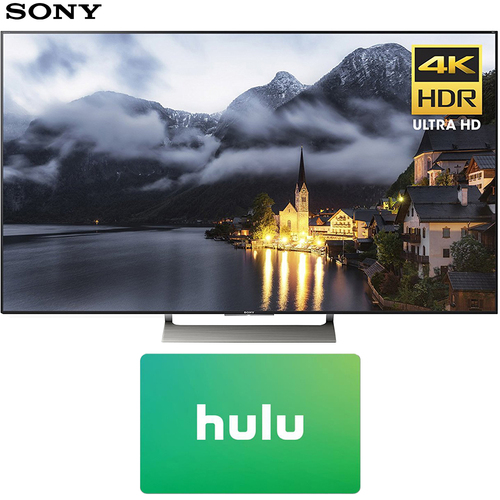 Sony 55-inch 4K HDR Ultra HD Smart LED TV 2017 Model + Hulu $25 Gift Card