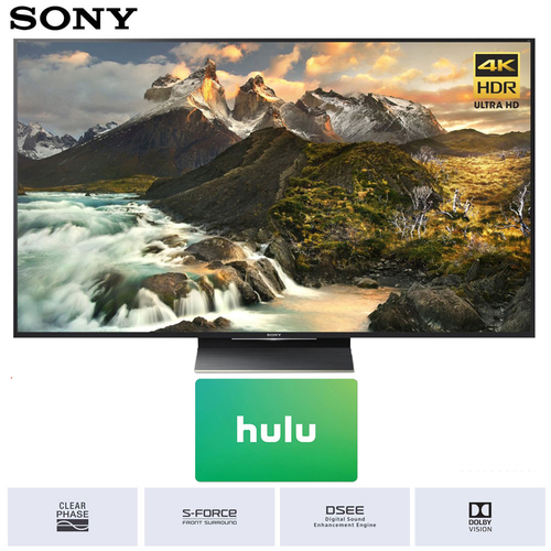Sony 75-Inch Class 4K Ultra HD TV + Hulu $100 Gift Card