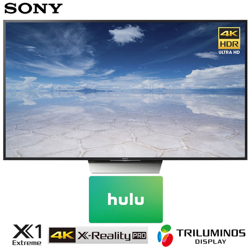 Sony 85-Inch Class 4K HDR UHD TV + Hulu $100 Gift Card