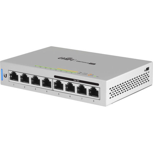 UBIQUITI NETWORKS 8-Port Managed Gigabit Switch with 802.3af PoE (US-8-60W)