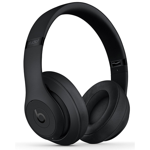 Beats Studio 3 Noise-Canceling Bluetooth Wireless Over-Ear Headphones with Mic - Black