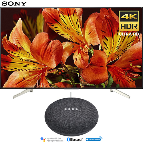 Sony XBR65X850F 65-Inch 4K Ultra HD Smart LED TV (2018) w/ Google Home Mini
