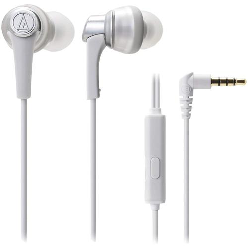 Audio-Technica ATH-CKR5iS SonicPro In-Ear Headphones with In-line Mic & Control (White)