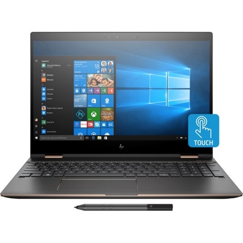 Hewlett Packard 15-CH011NRREF Spectre x360 15.6` i7-8550U 2-in-1 Touch Laptop - Refurbished