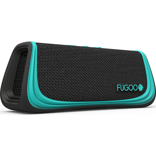 Fugoo Sport Portable Waterproof Speaker with Bluetooth - Black/Green (F6SPKG01)