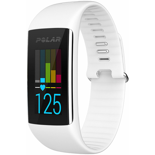 Polar A360 Fitness Tracker with Wrist Heart Rate Monitor (White, Small) 90057430