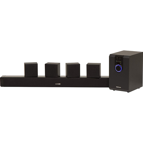 Sharper Image 5.1 Home Theater System With Subwoofer, Sound Bar & Satellite Speakers