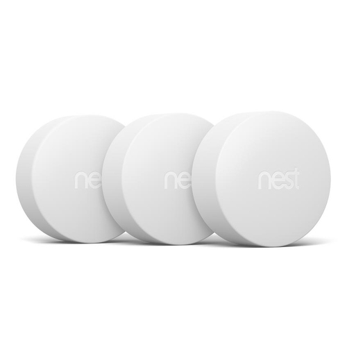 Google Nest Temperature Sensor 3 Pack with Manufacturer 1 Year Limited Warranty
