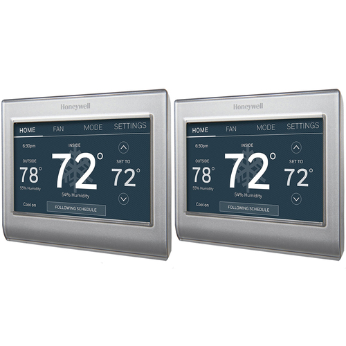 Honeywell Wi-Fi Smart Color Programmable Thermostat 2 Pack