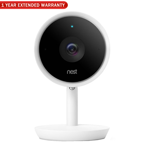 Google Nest (NC3100US) Cam IQ - White + 1 Year Extended Warranty