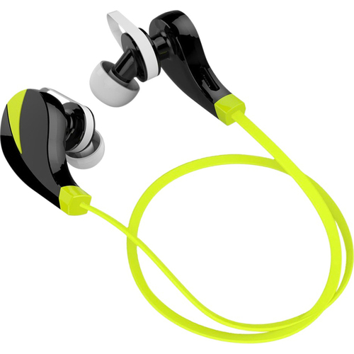 Hashub Goods Noise Reduction Wireless Bluetooth Sport Headphones w/ Mic - Green (Open Box)