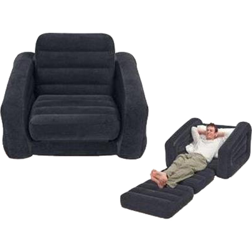 Intex Inflatable 2-in-1 Pull-out Chair & Twin Bed 43 x 86 x 26 Inches - 68565E