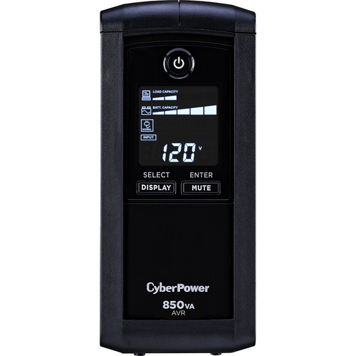CyberPower CP850AVRLCD Intelligent LCD UPS 850VA 510W AVR Mini-Tower