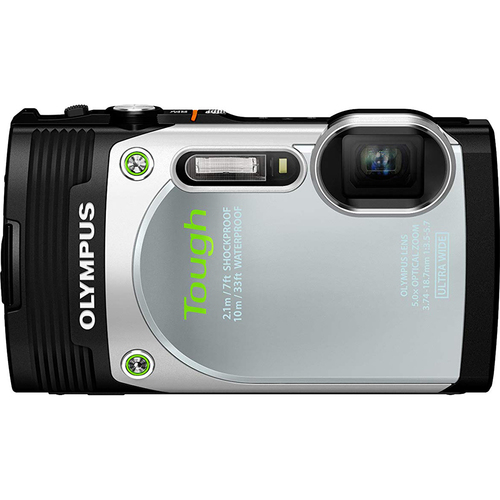 Olympus TG-850 16MP Waterproof Shockproof Freezeproof Digi Camera -Silver - (OPEN BOX)