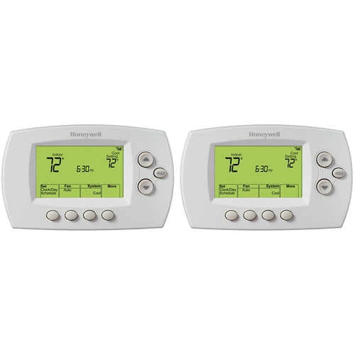 Honeywell 7-Day Programmable Thermostat (2 Pack)