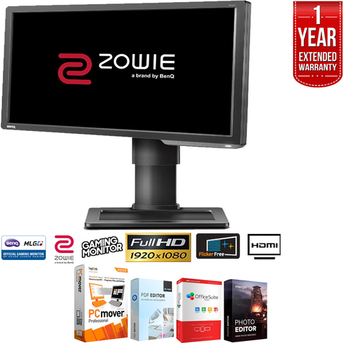 BenQ ZOWIE 24` LED Full HD Gaming Monitor (XL2411) + Extended Warranty Pack