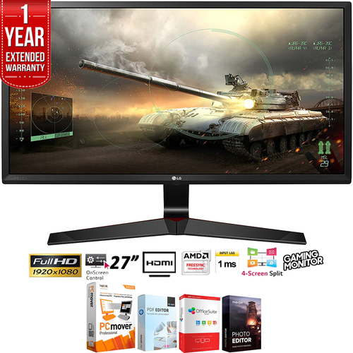 LG 27MP59G-P 27` FHD LED IPS Gaming Monitor 1920 x 1080 + Extended Warranty Pack