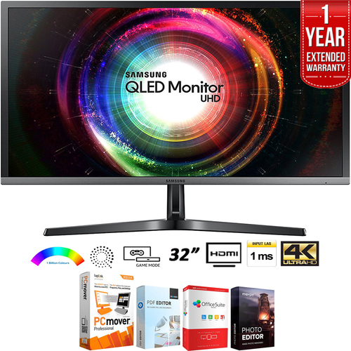 Samsung UH750 31.5` Screen LED-lit Monitor LU32H750UMNXZA+Extended Warranty Pack