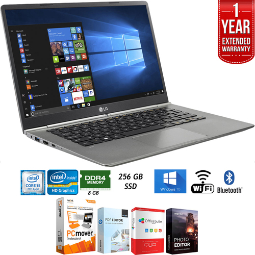 LG 14Z970-A.AAS5U1 14` Intel i5-7200U Touch Laptop+Ext. Warranty Pack