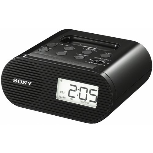 Sony ICF-C05IP Black Clock Radio for iPod - OPEN BOX