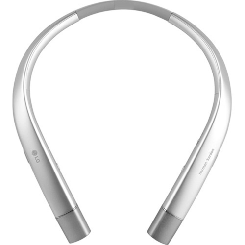 LG TONE Platinum Alpha Bluetooth Neckband Headset (Silver) - HBS-930