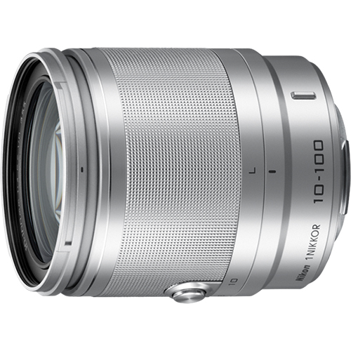 Nikon 1 NIKKOR 10-100mm f/4.0-5.6 VR Lens - Silver Refurbished