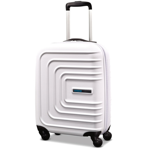 American Tourister 20` Sunset Cruise Hardside Spinner Luggage, Cloud White