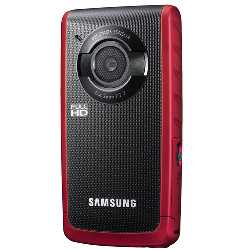 Samsung HMX-W200 Waterproof Full HD 1080P Action Camcorder (Red) - OPEN BOX