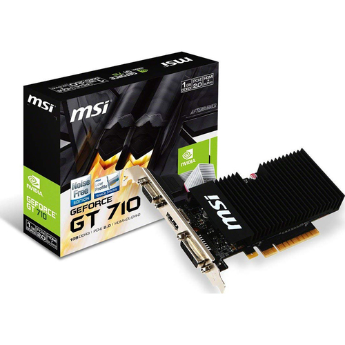 MSI Geforce GT710 1GB FANLESS LOW