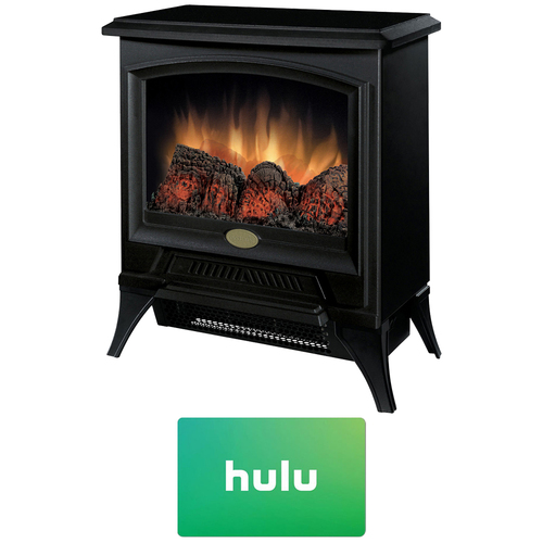 Dimplex Tristan Electric Stove-Style Fireplace w/ Hulu $25 Gift Card - CS-1205