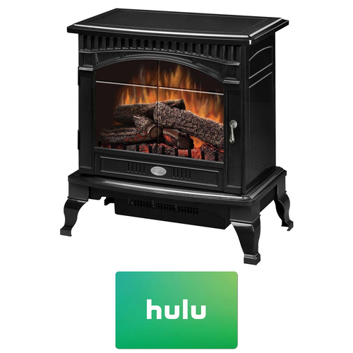 Dimplex Electric Stove-Style Fireplace w/ Hulu $25 Gift Card - DS5629GB