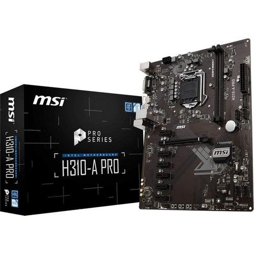 MSI Pro Series Intel Coffee Lake H310 LGA 1151 DDR4 Onboard Graphics ATX Motherboard