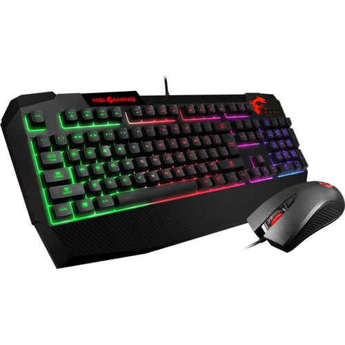 MSI Vigor GK40 Combo US Backlit RGB Dedicated Hotkeys Mechanical Keyboard & Mouse