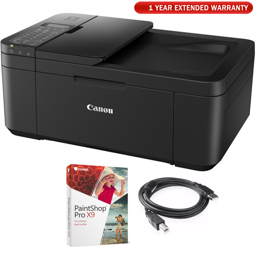 Canon Canon Pixma TR4520 Wireless Inkjet All-In-One Printer Black + Warranty Bundle
