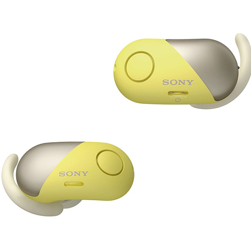 Sony WF-SP700N Sport Truly Wireless Noise Canceling Earbud Headphones - Yellow
