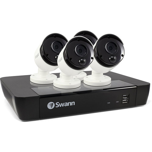 Swann 4 Camera 8 Channel 4K Ultra HD NVR Security System w 2TB HDD SWNVK-885804